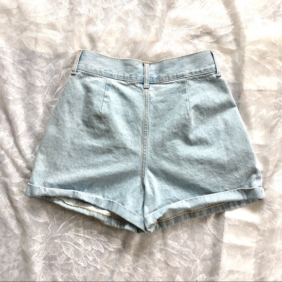 Forever 21 | denim high-waisted shorts, 28” - Picture 2 of 4